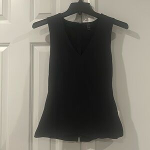 J Crew Sleeveless Tank Zip Back